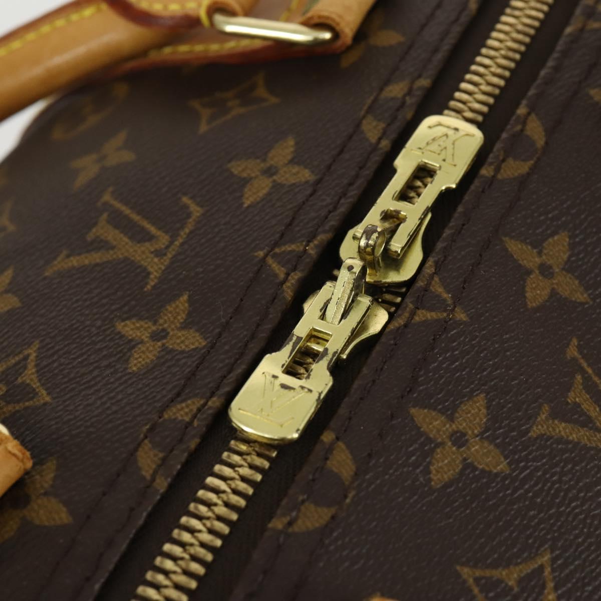 LOUIS VUITTON Monogram Keepall 55 Boston Bag M41424 LV Auth 160532