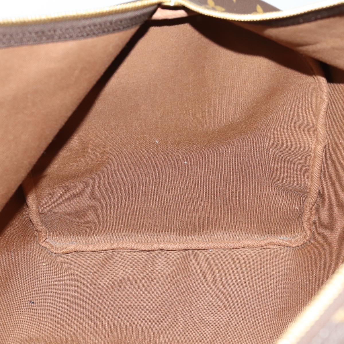 LOUIS VUITTON Monogram Keepall 55 Boston Bag M41424 LV Auth 160532