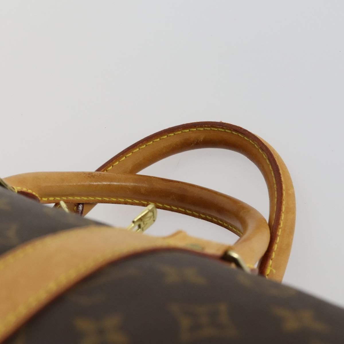 LOUIS VUITTON Monogram Keepall 55 Boston Bag M41424 LV Auth 160532
