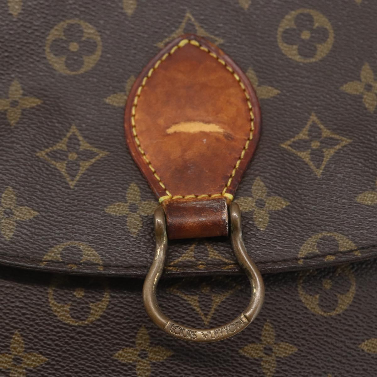 LOUIS VUITTON Monogram Saint Cloud GM Shoulder Bag M51242 LV Auth 160542