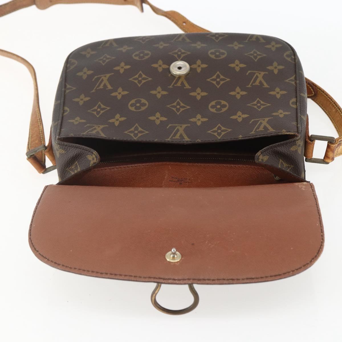 LOUIS VUITTON Monogram Saint Cloud GM Shoulder Bag M51242 LV Auth 160542