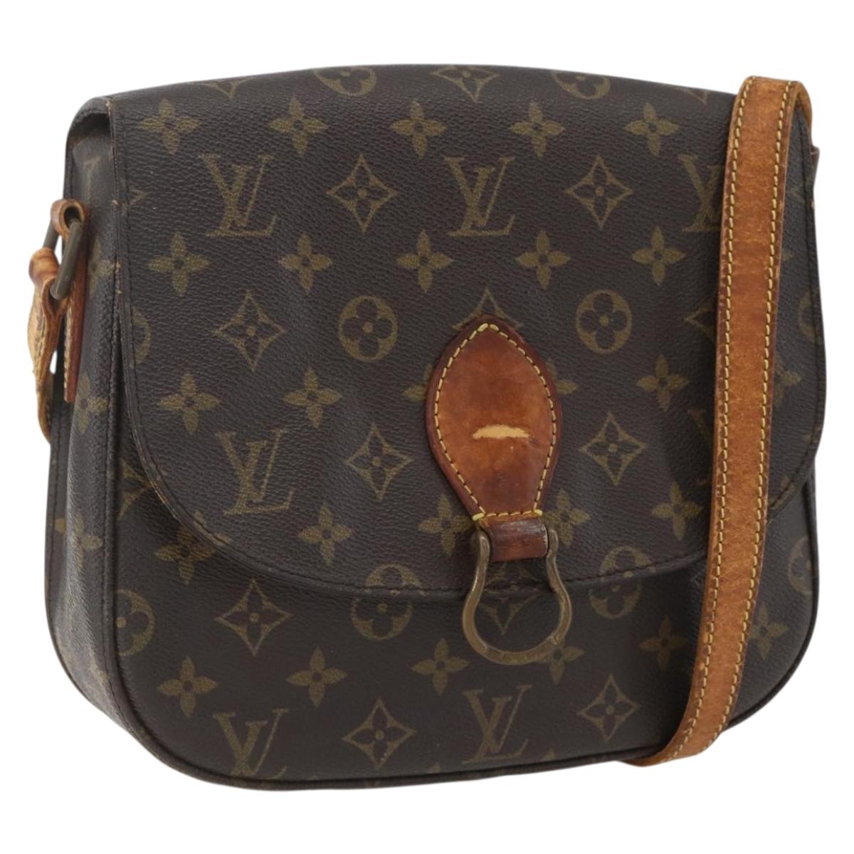 LOUIS VUITTON Monogram Saint Cloud GM Shoulder Bag M51242 LV Auth 160542