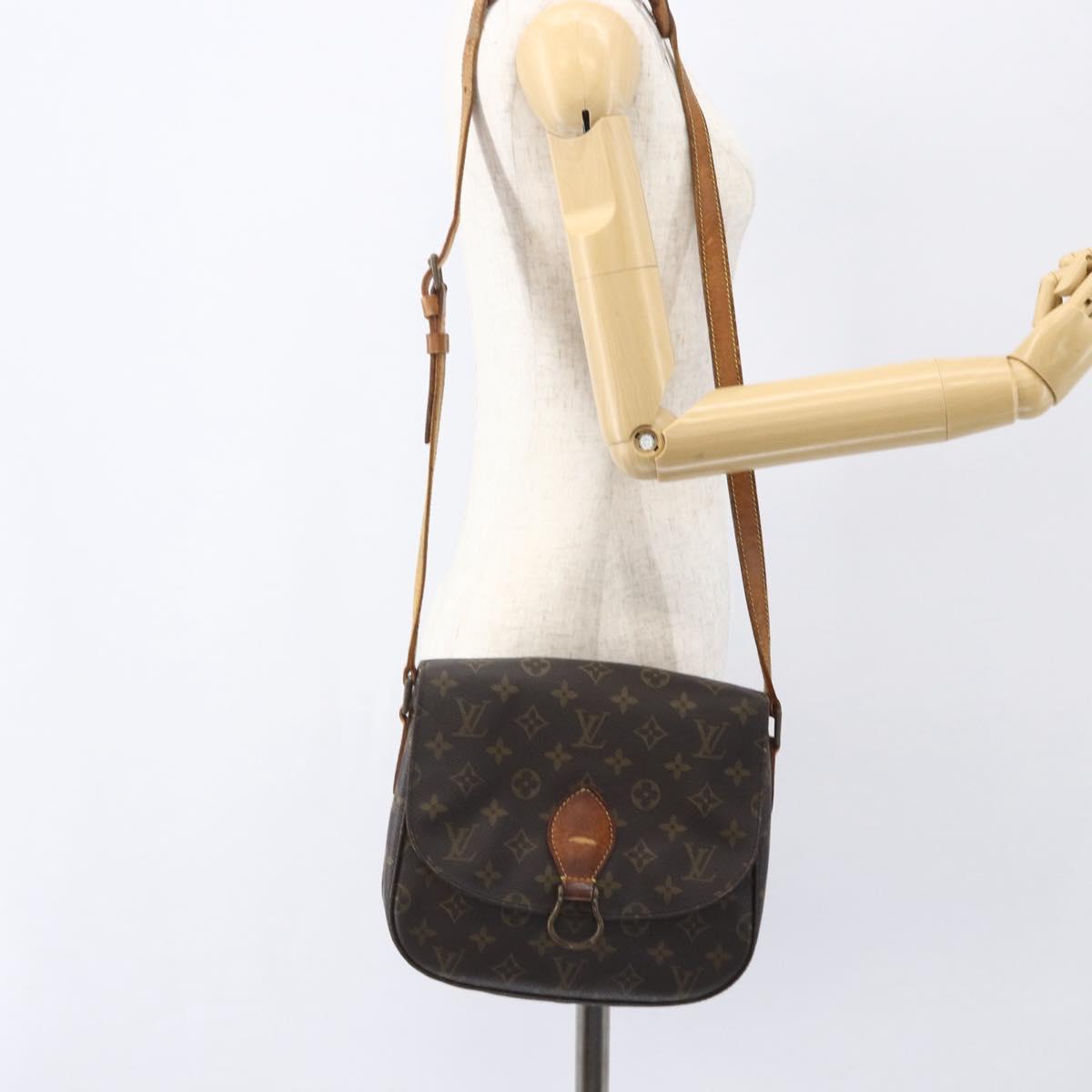 LOUIS VUITTON Monogram Saint Cloud GM Shoulder Bag M51242 LV Auth 160542