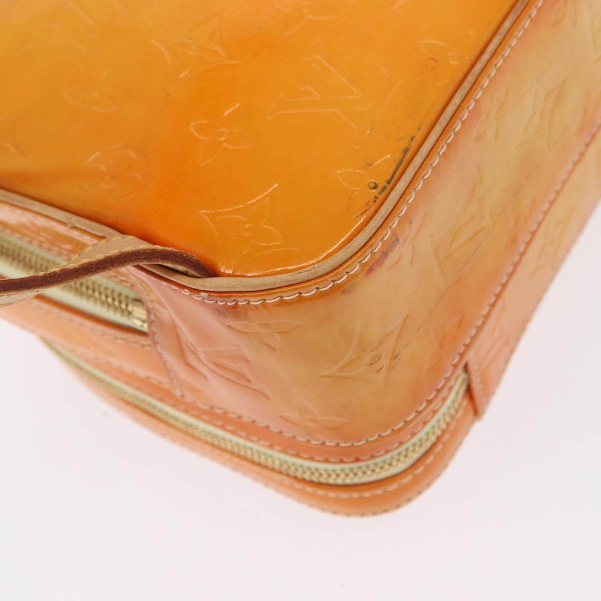 LOUIS VUITTON Monogram Vernis Marley Backpack Yellow M91040 LV Auth 160551