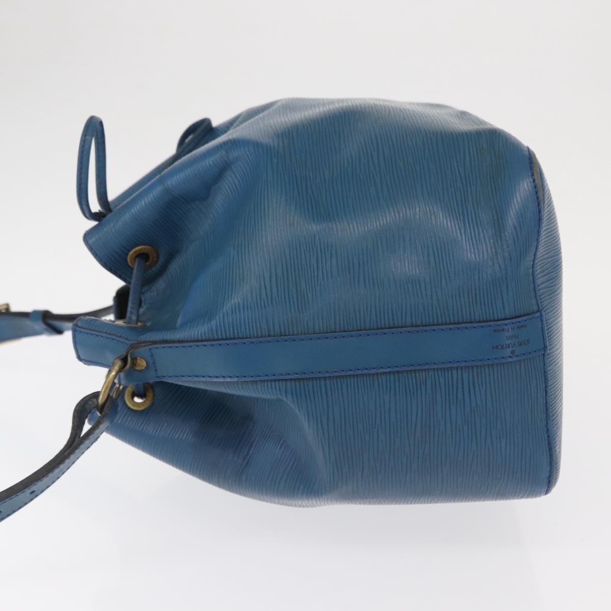 LOUIS VUITTON Epi Petit Noe Shoulder Bag Blue M44105 LV Auth 160554