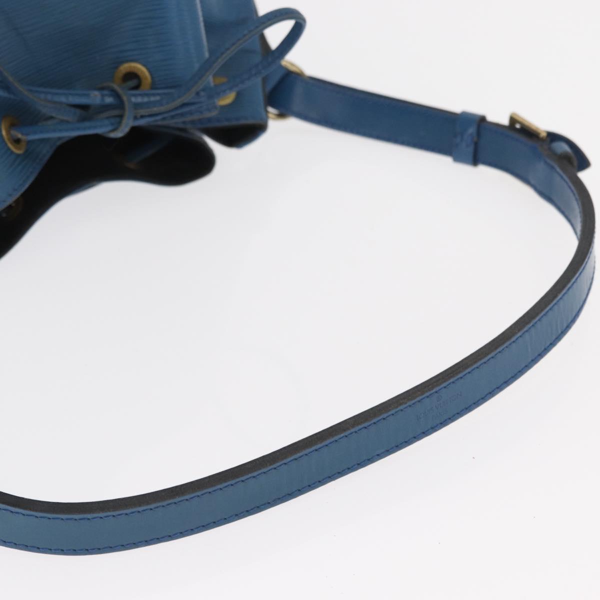 LOUIS VUITTON Epi Petit Noe Shoulder Bag Blue M44105 LV Auth 160554