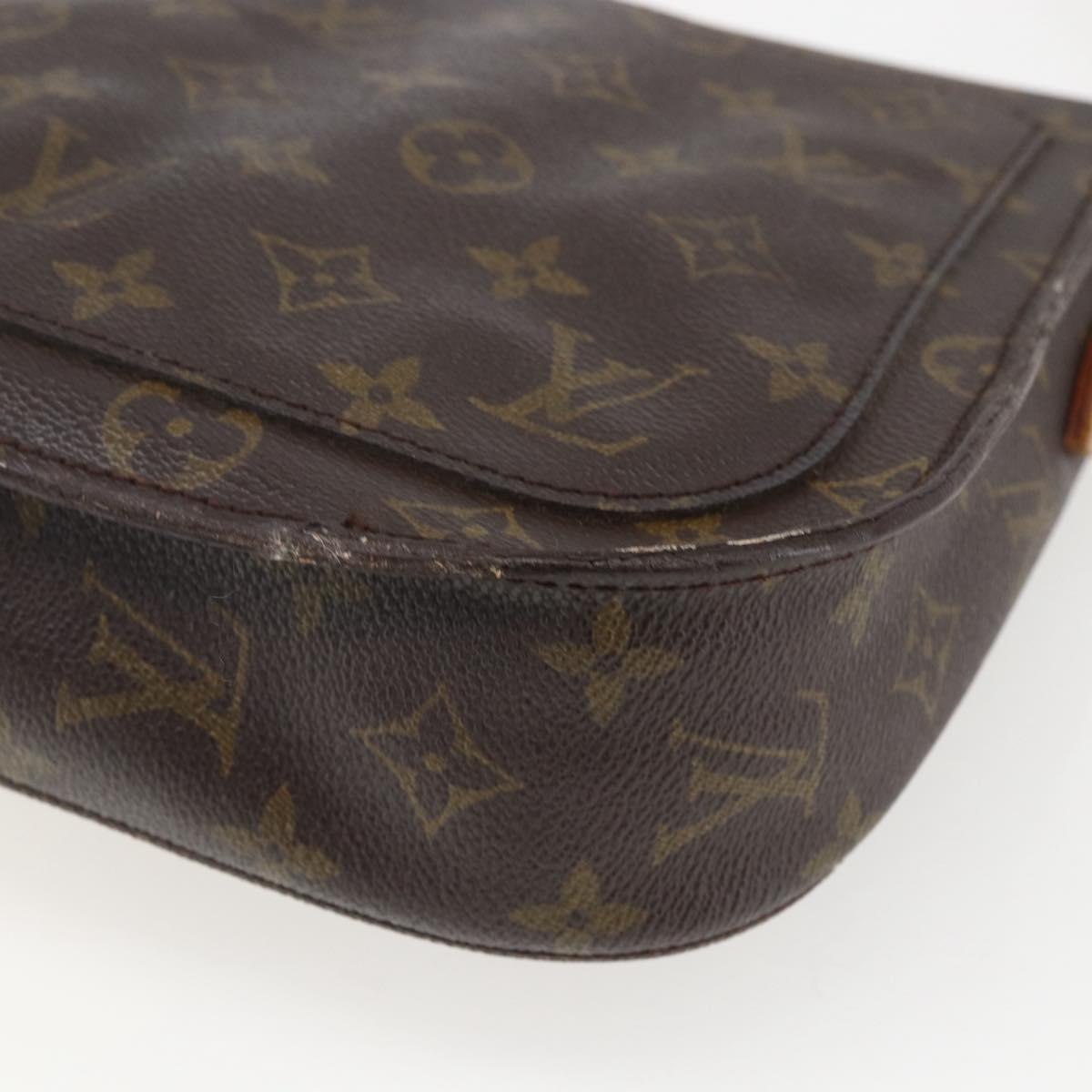 LOUIS VUITTON Monogram Saint Cloud MM Shoulder Bag M51243 LV Auth 160624