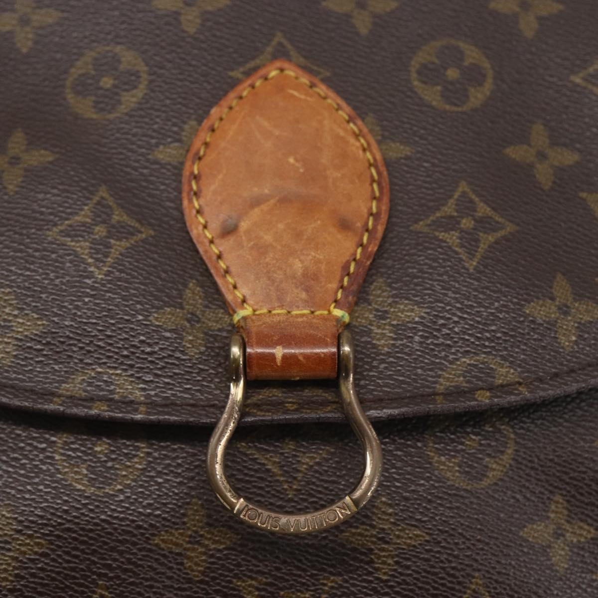 LOUIS VUITTON Monogram Saint Cloud MM Shoulder Bag M51243 LV Auth 160624