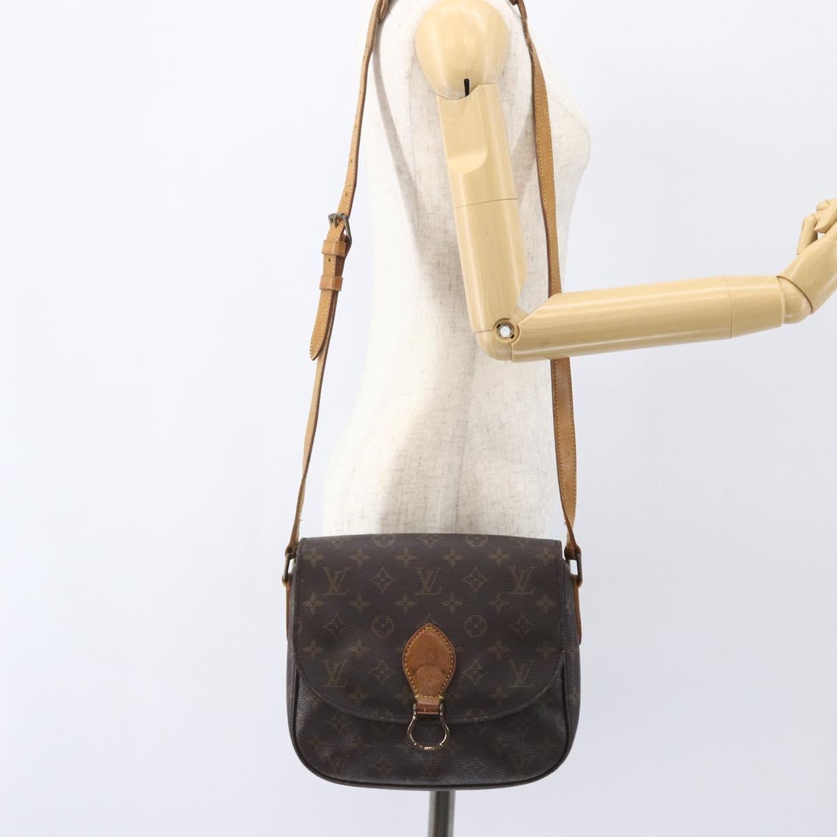 LOUIS VUITTON Monogram Saint Cloud MM Shoulder Bag M51243 LV Auth 160624