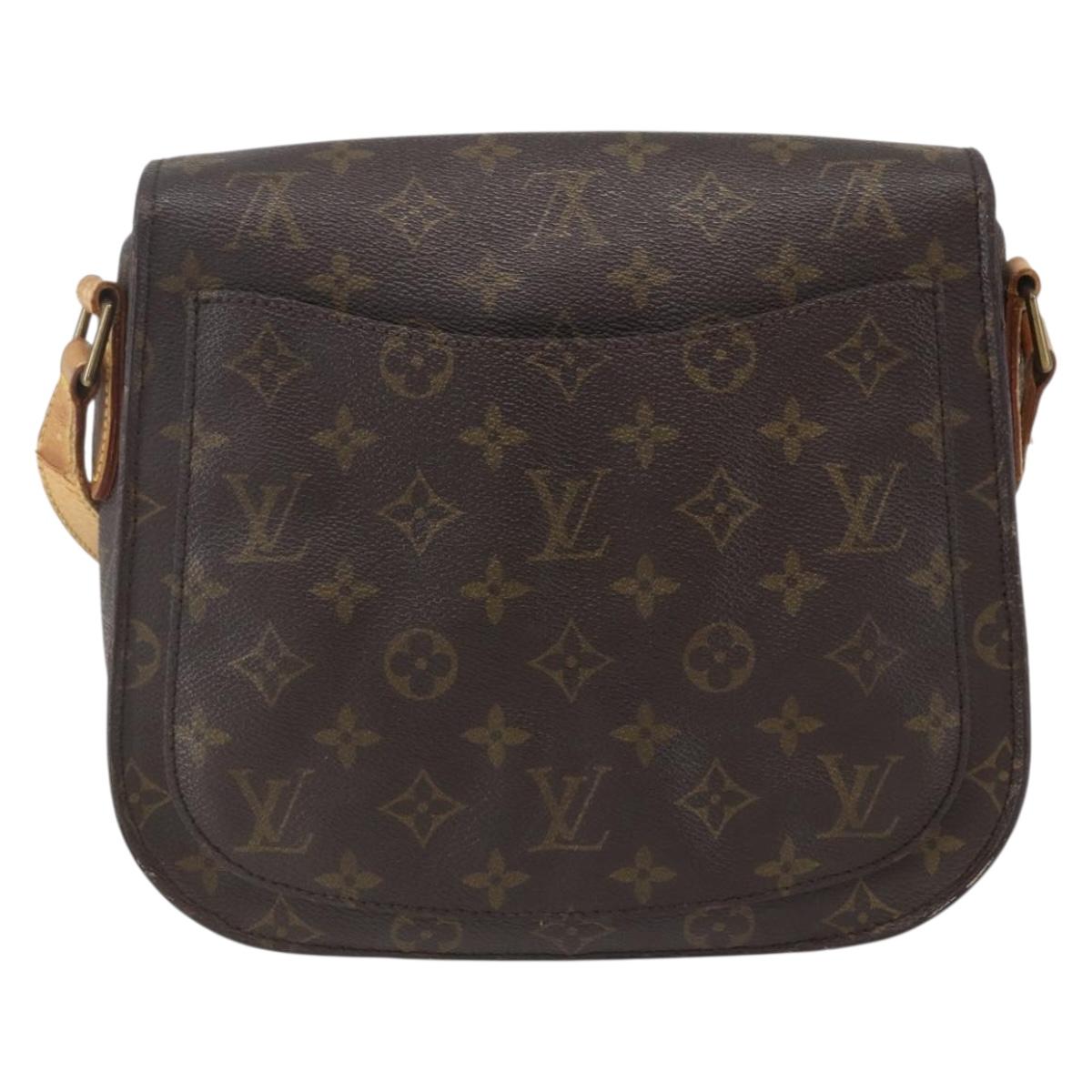 LOUIS VUITTON Monogram Saint Cloud MM Shoulder Bag M51243 LV Auth 160624