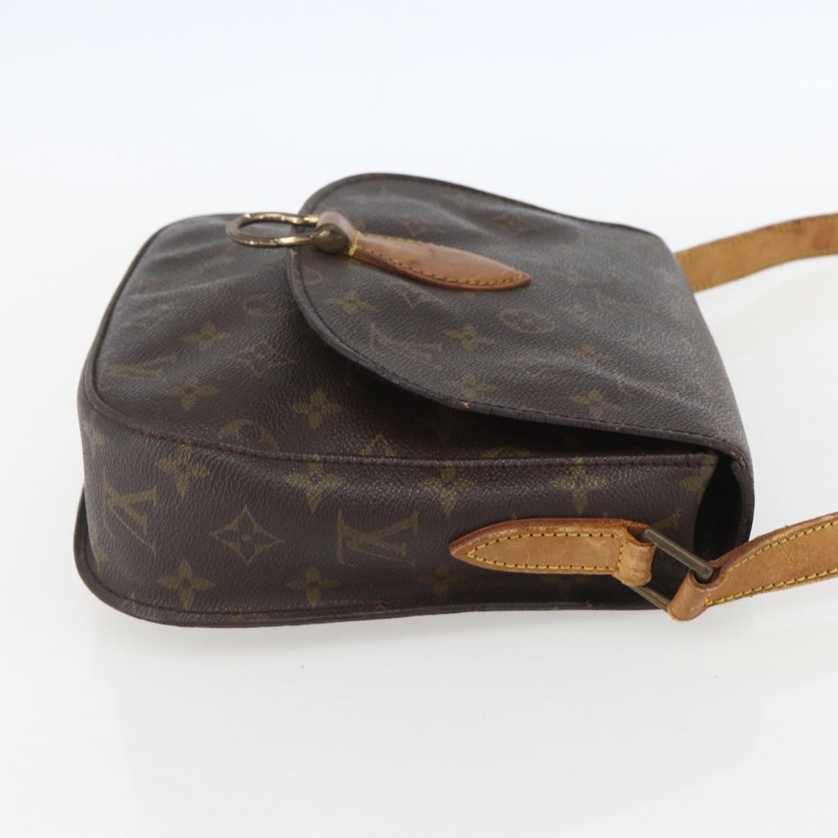 LOUIS VUITTON Monogram Saint Cloud MM Shoulder Bag M51243 LV Auth 160624