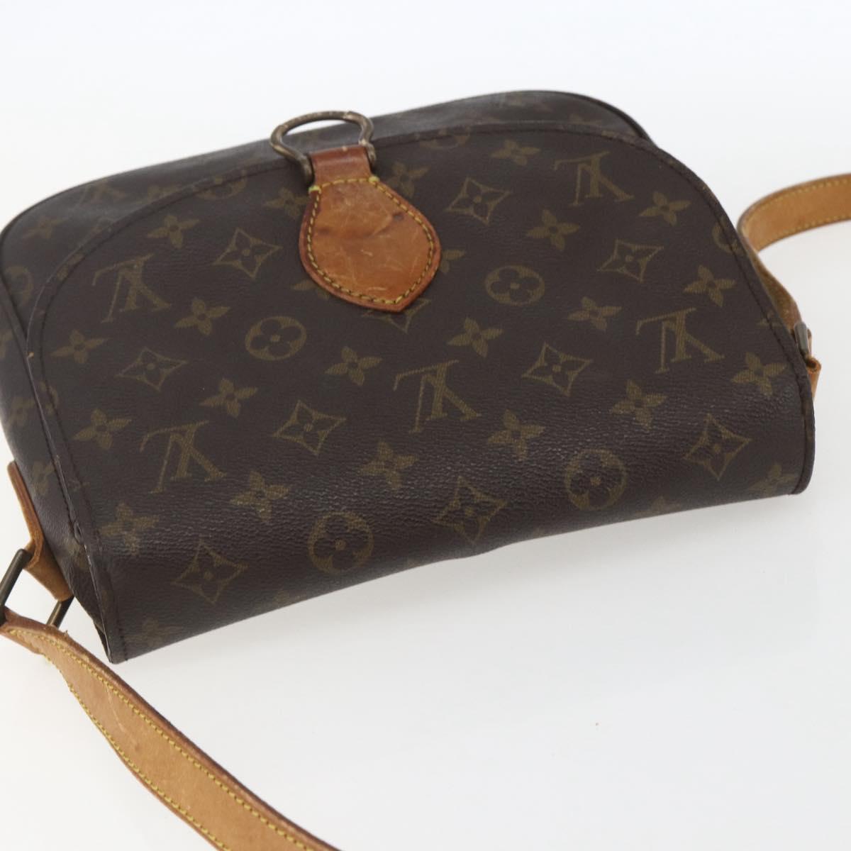 LOUIS VUITTON Monogram Saint Cloud MM Shoulder Bag M51243 LV Auth 160624