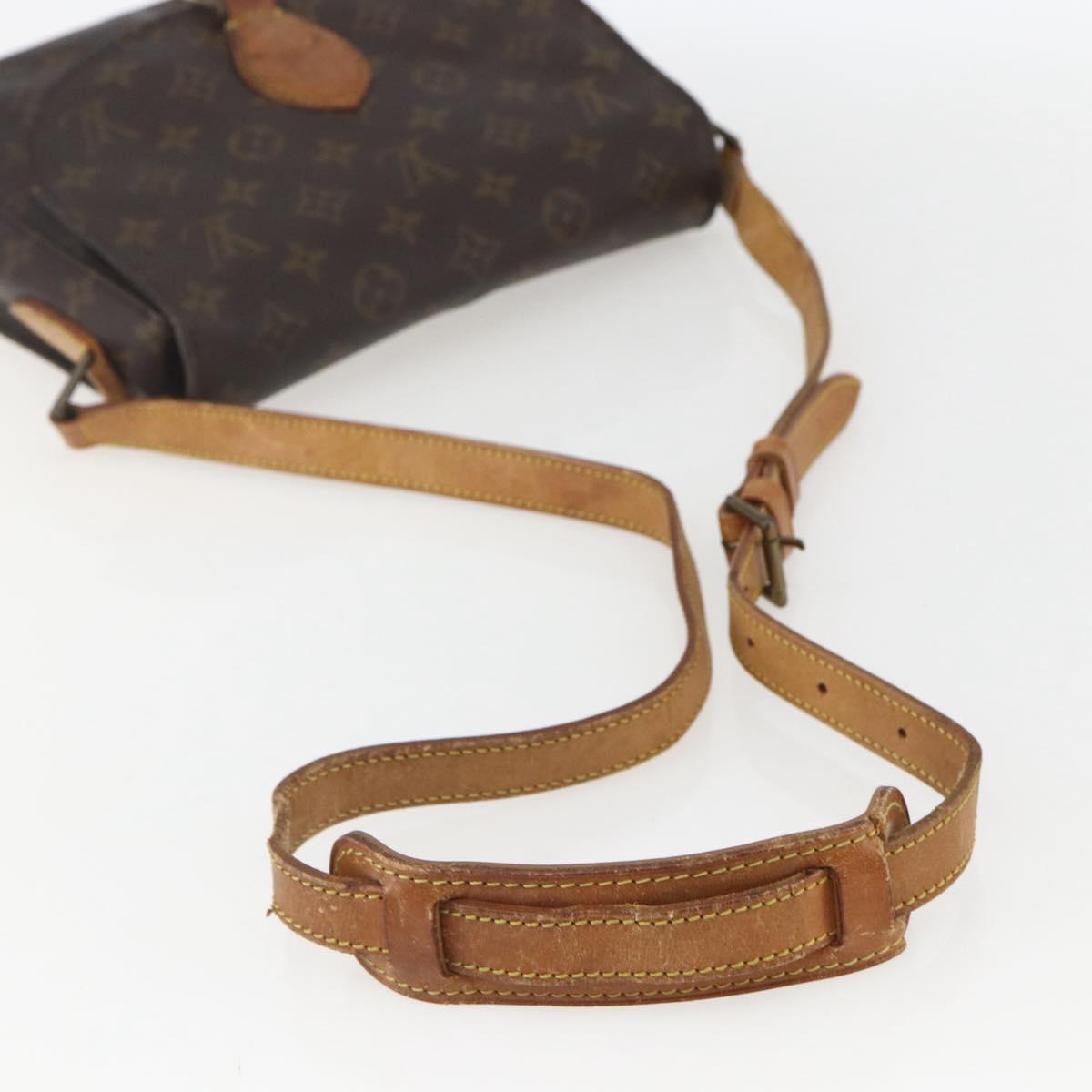 LOUIS VUITTON Monogram Saint Cloud MM Shoulder Bag M51243 LV Auth 160624