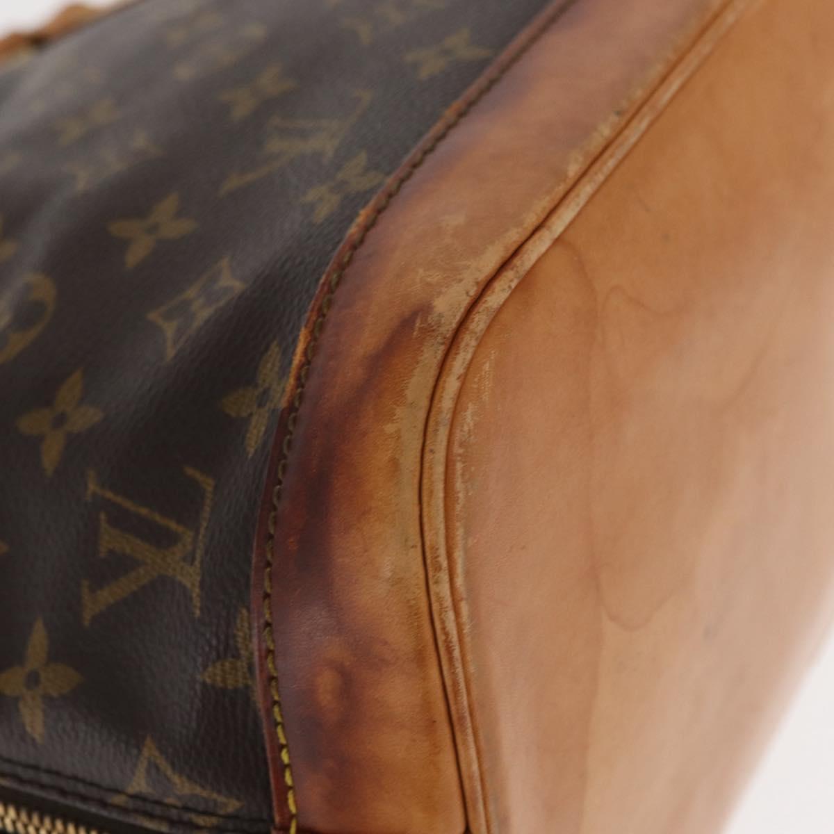 LOUIS VUITTON Monogram Alma Hand Bag M51130 LV Auth 160630
