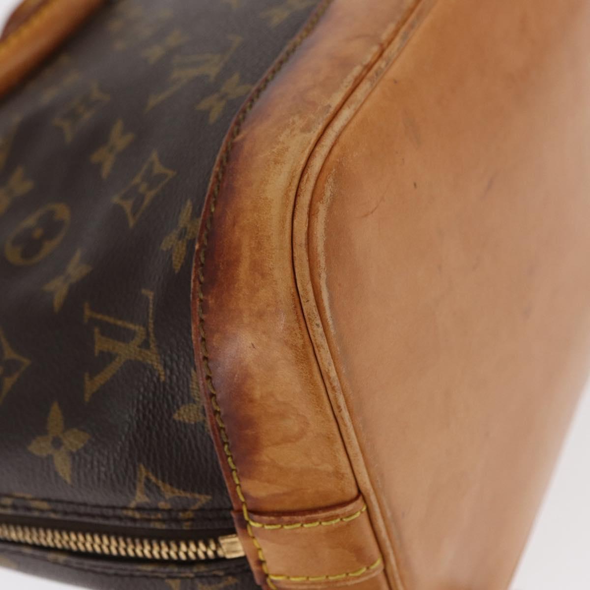LOUIS VUITTON Monogram Alma Hand Bag M51130 LV Auth 160630