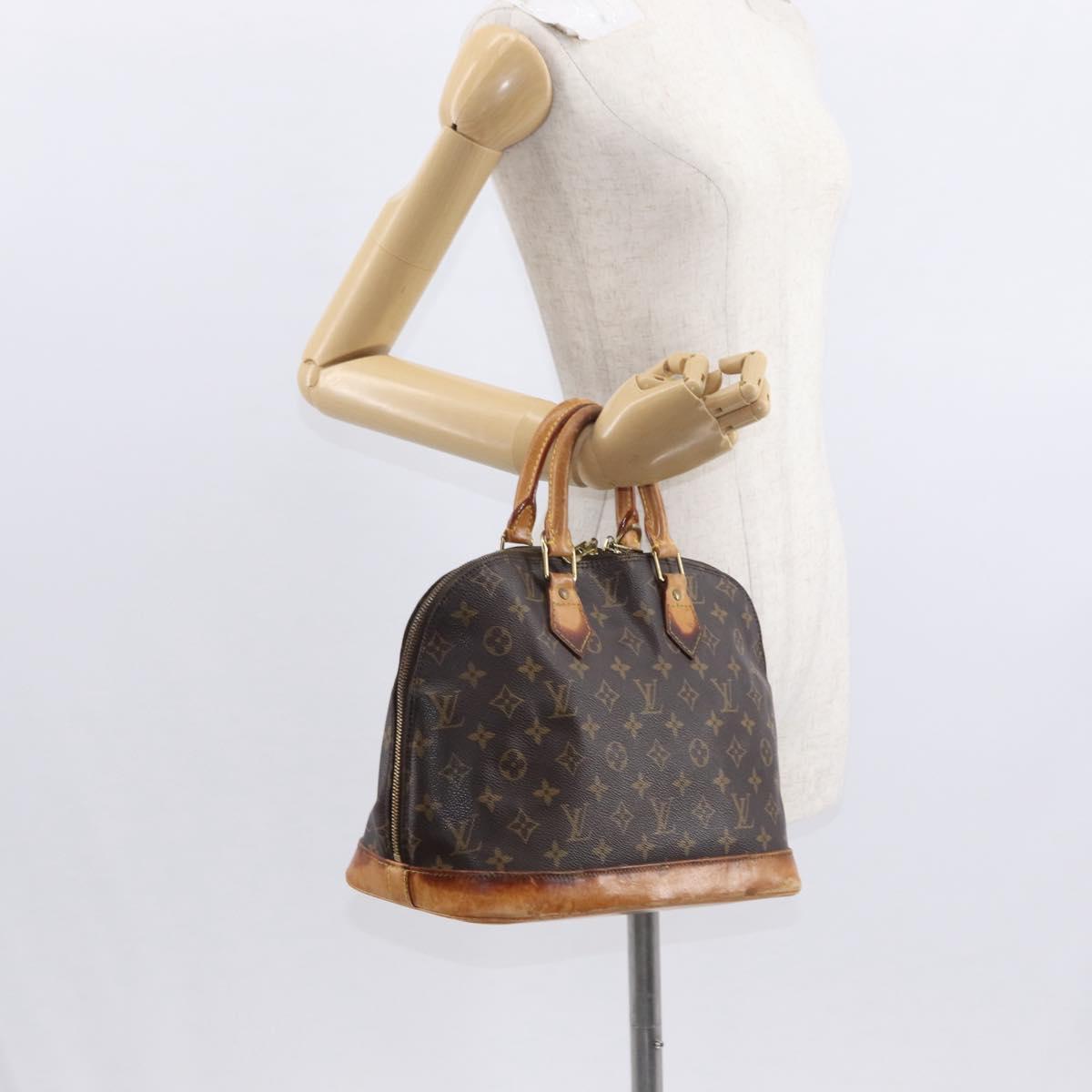 LOUIS VUITTON Monogram Alma Hand Bag M51130 LV Auth 160630
