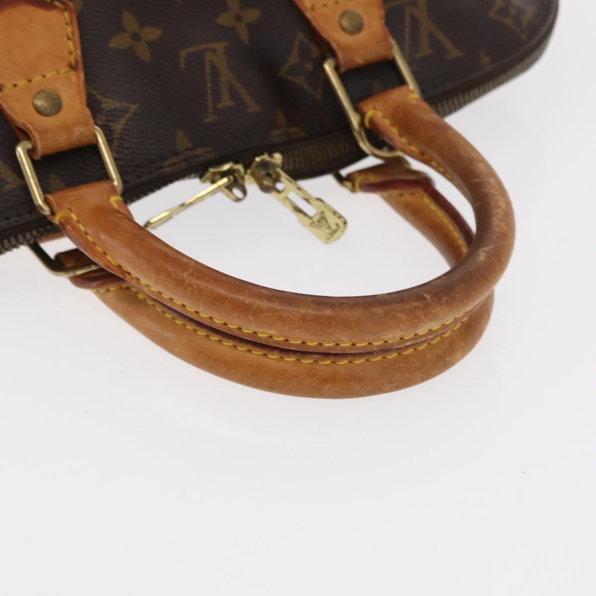 LOUIS VUITTON Monogram Alma Hand Bag M51130 LV Auth 160630