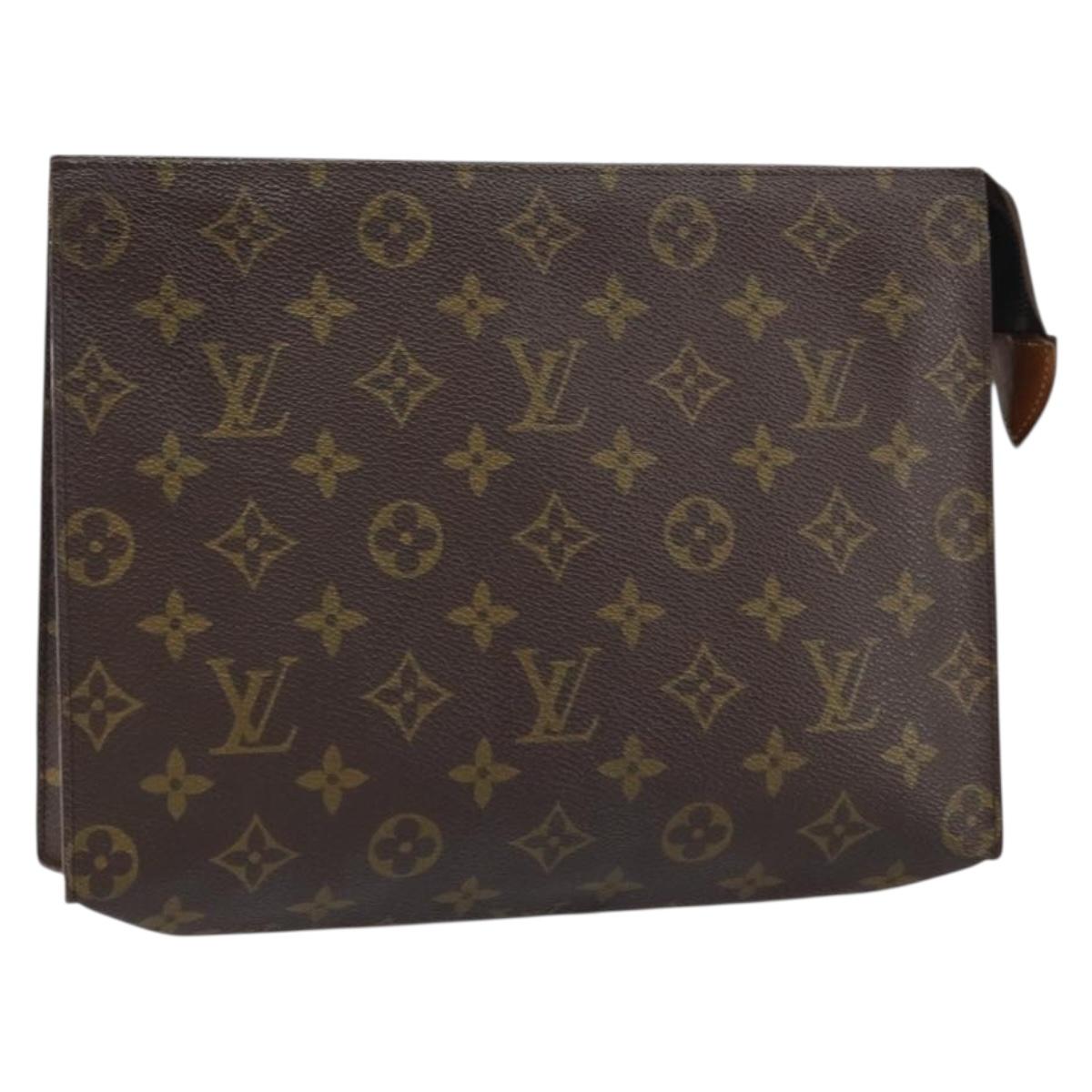 LOUIS VUITTON Monogram Poche Toilette 26 Pouch M47542 LV Auth 160632