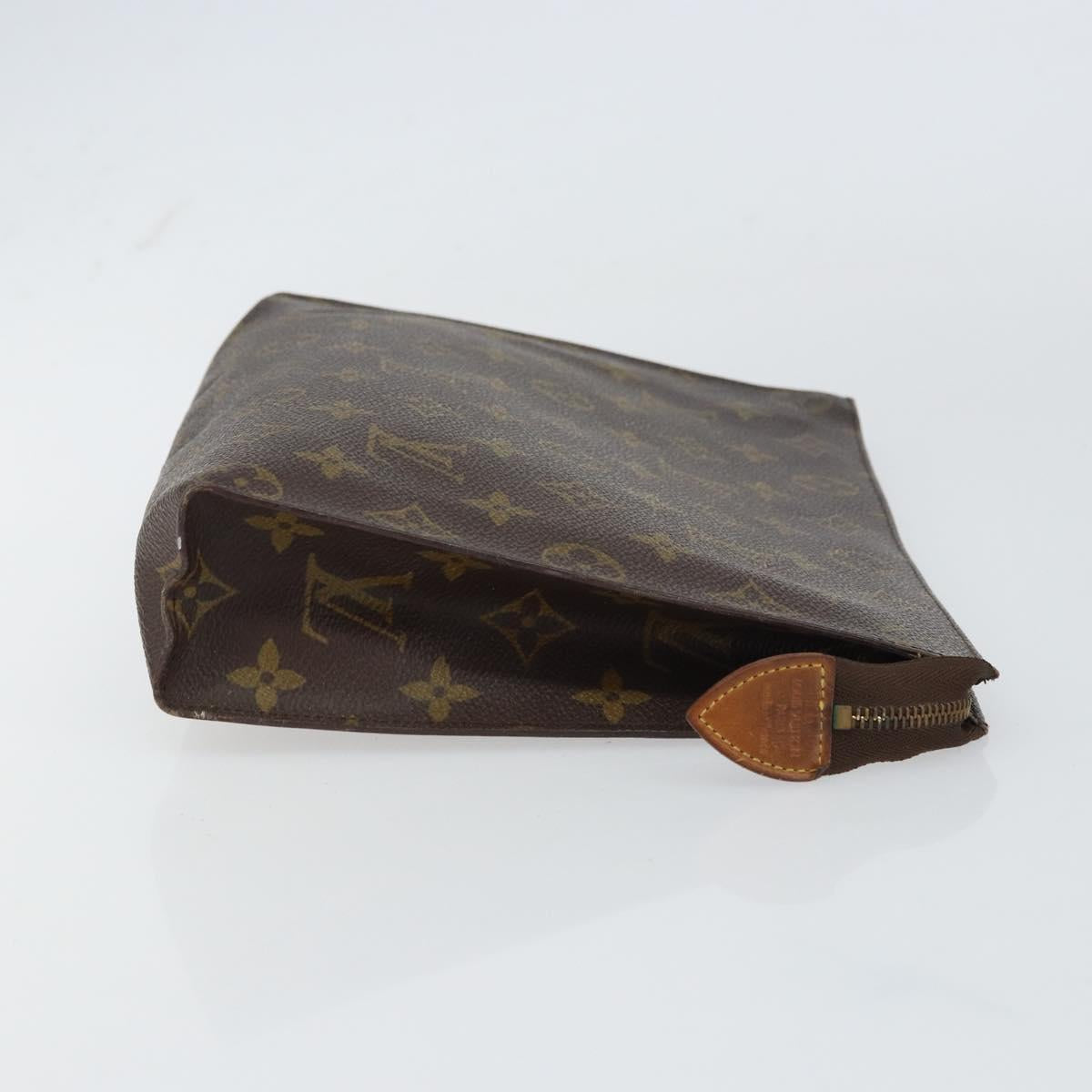 LOUIS VUITTON Monogram Poche Toilette 26 Pouch M47542 LV Auth 160632