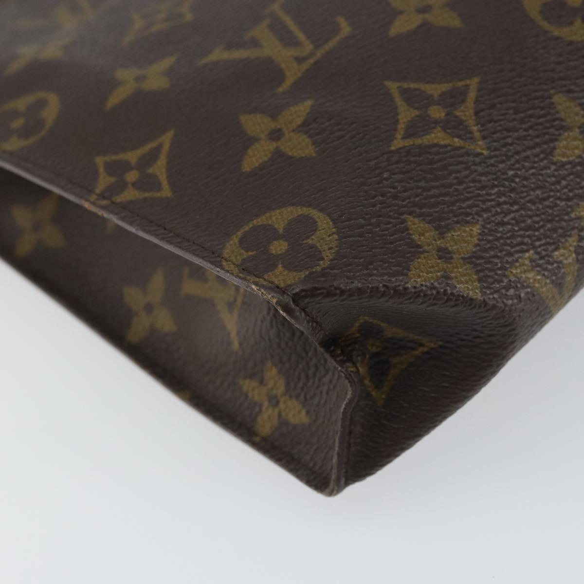 LOUIS VUITTON Monogram Poche Toilette 26 Pouch M47542 LV Auth 160632