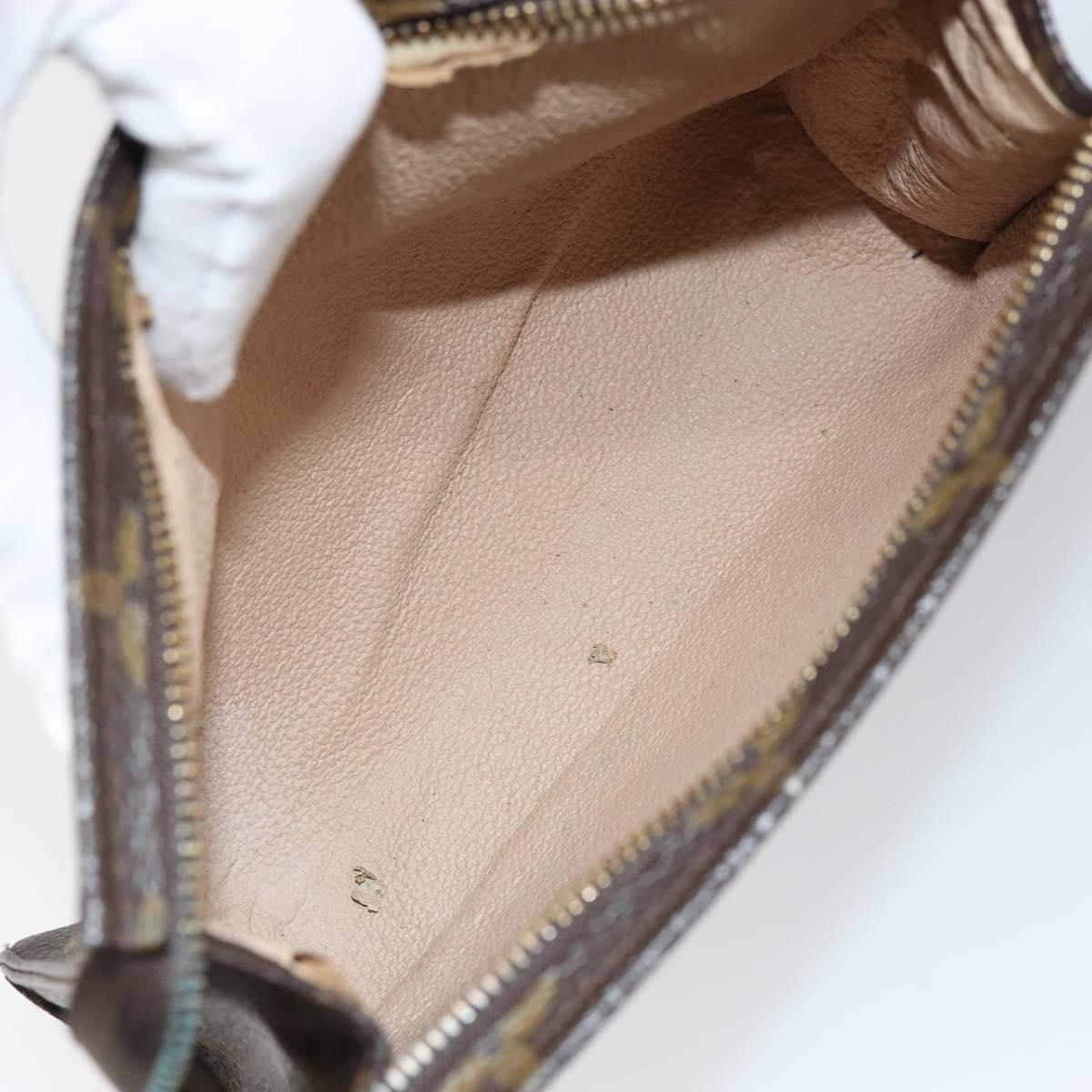 LOUIS VUITTON Monogram Poche Toilette 19 Pouch M47544 LV Auth 160633