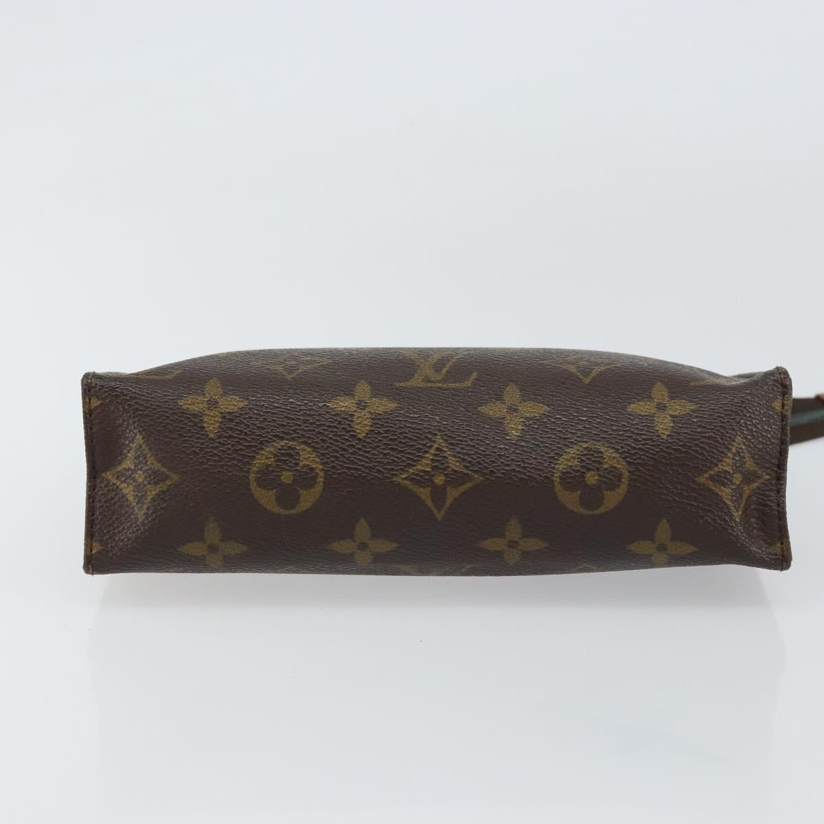 LOUIS VUITTON Monogram Poche Toilette 19 Pouch M47544 LV Auth 160633