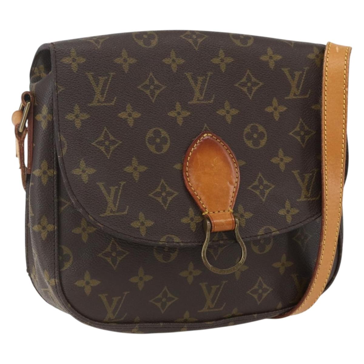 LOUIS VUITTON Monogram Saint Cloud GM Shoulder Bag M51242 LV Auth 160638