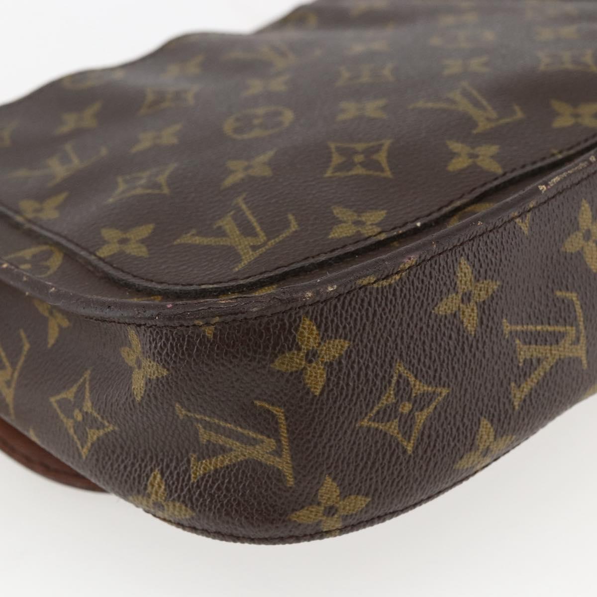LOUIS VUITTON Monogram Saint Cloud GM Shoulder Bag M51242 LV Auth 160638