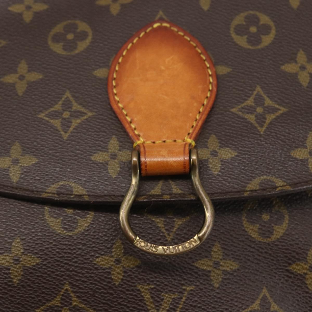 LOUIS VUITTON Monogram Saint Cloud GM Shoulder Bag M51242 LV Auth 160638