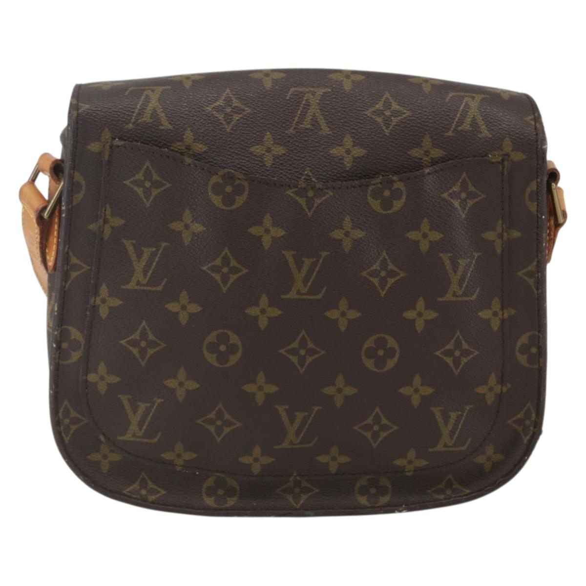 LOUIS VUITTON Monogram Saint Cloud GM Shoulder Bag M51242 LV Auth 160638