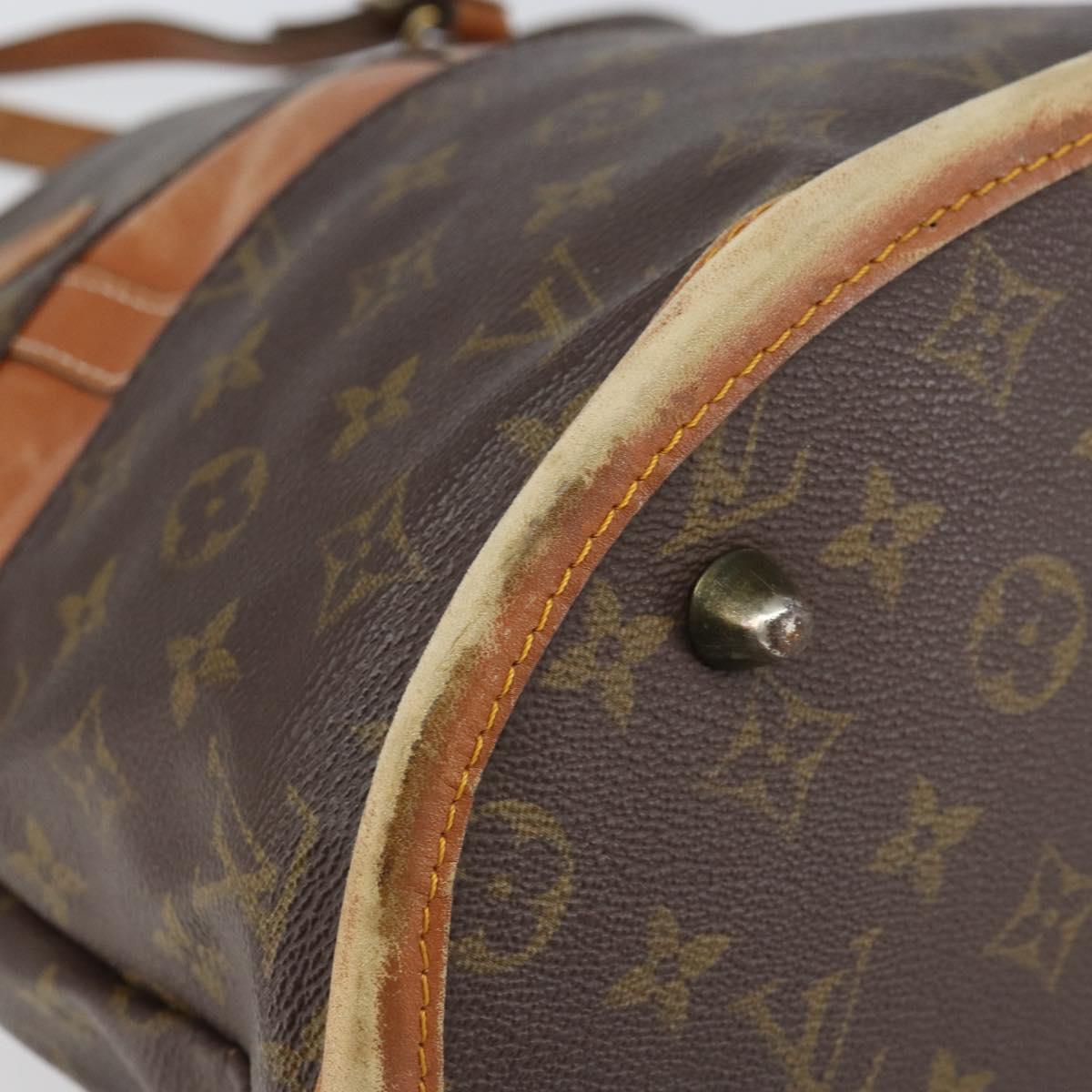 LOUIS VUITTON Monogram Bucket GM Shoulder Bag T42236 LV Auth 160660