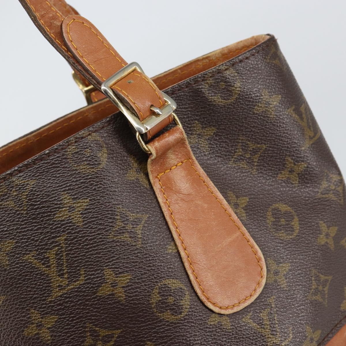 LOUIS VUITTON Monogram Bucket GM Shoulder Bag T42236 LV Auth 160660
