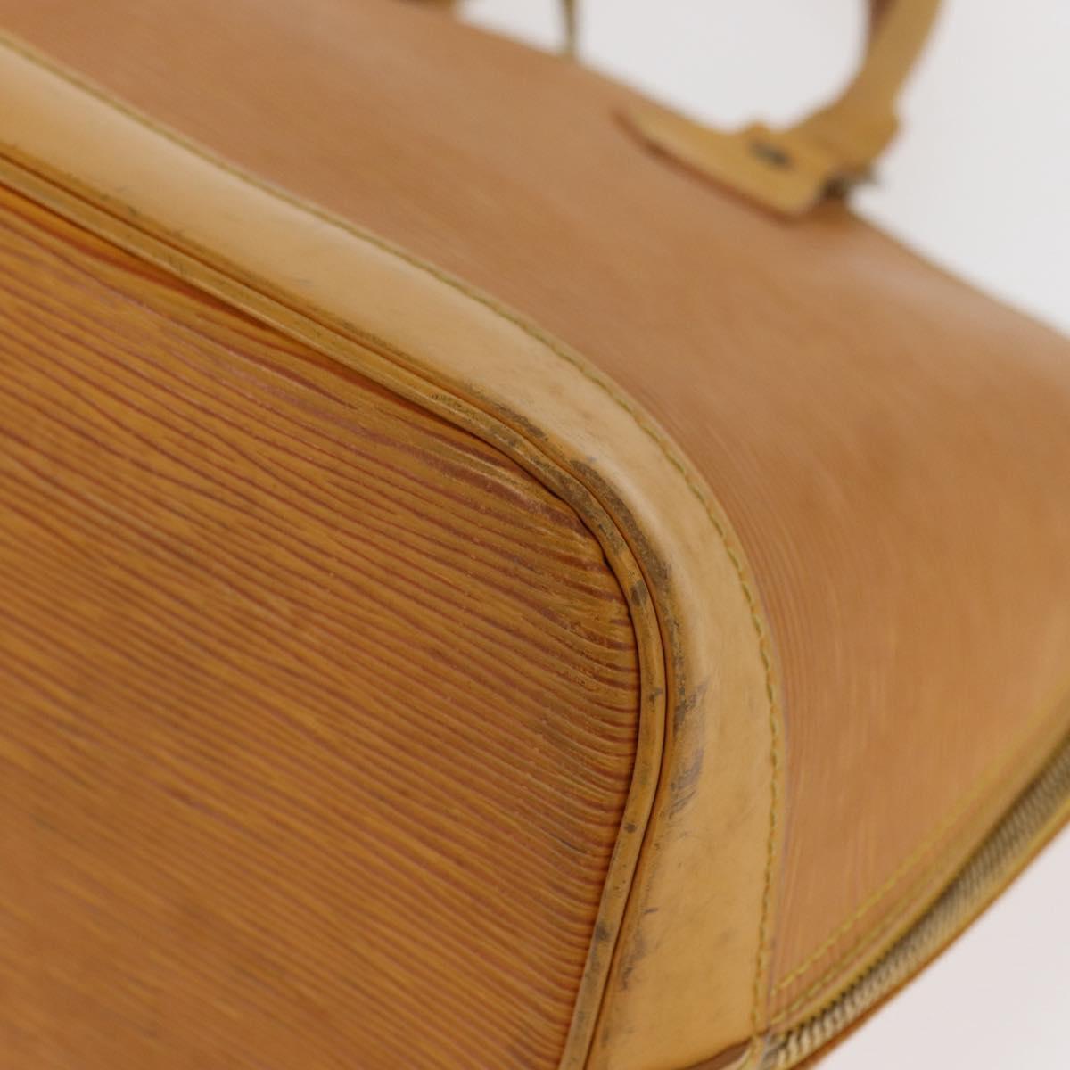 LOUIS VUITTON Epi Alma Hand Bag Yellow M52149 LV Auth 160665