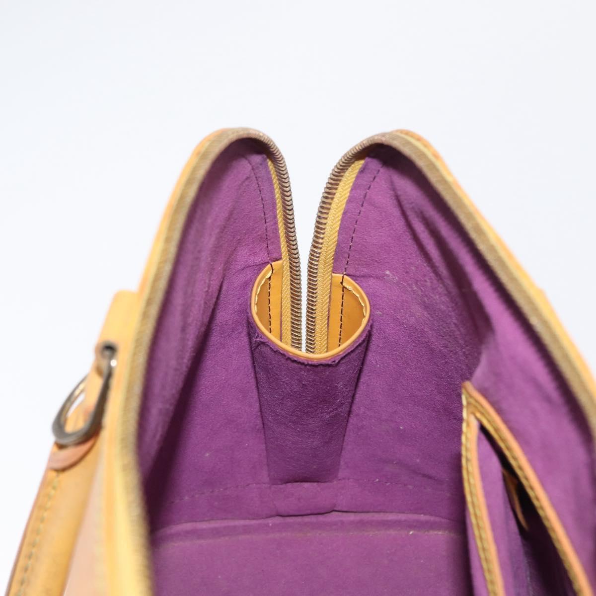 LOUIS VUITTON Epi Alma Hand Bag Yellow M52149 LV Auth 160665