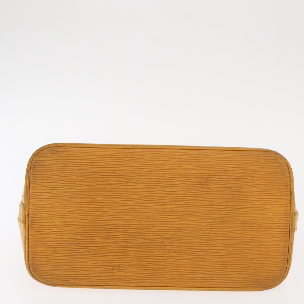 LOUIS VUITTON Epi Alma Hand Bag Yellow M52149 LV Auth 160665