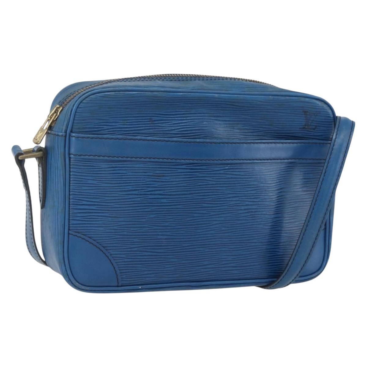 LOUIS VUITTON Epi Trocadero 23 Shoulder Bag Blue M52305 LV Auth 160666
