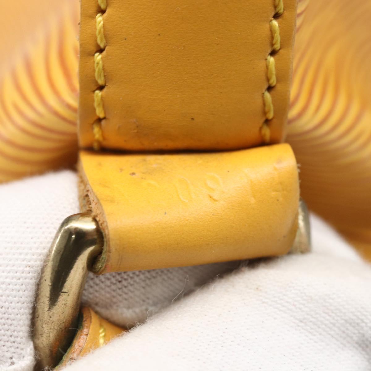 LOUIS VUITTON Epi Petit Noe Shoulder Bag Yellow M44109 LV Auth 160669