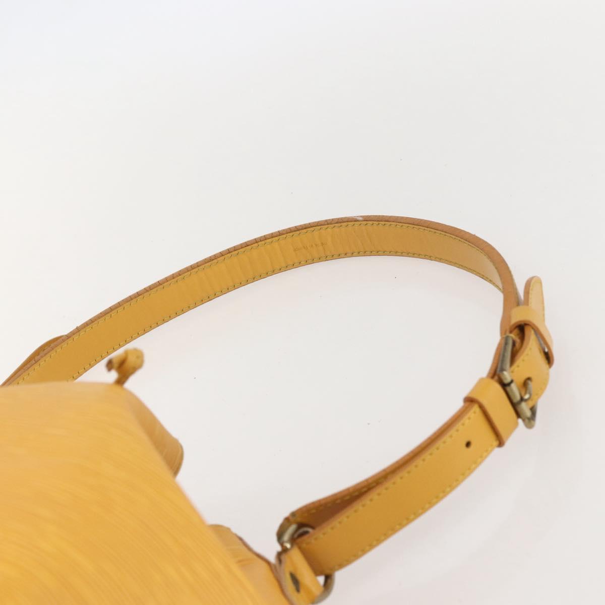 LOUIS VUITTON Epi Petit Noe Shoulder Bag Yellow M44109 LV Auth 160669