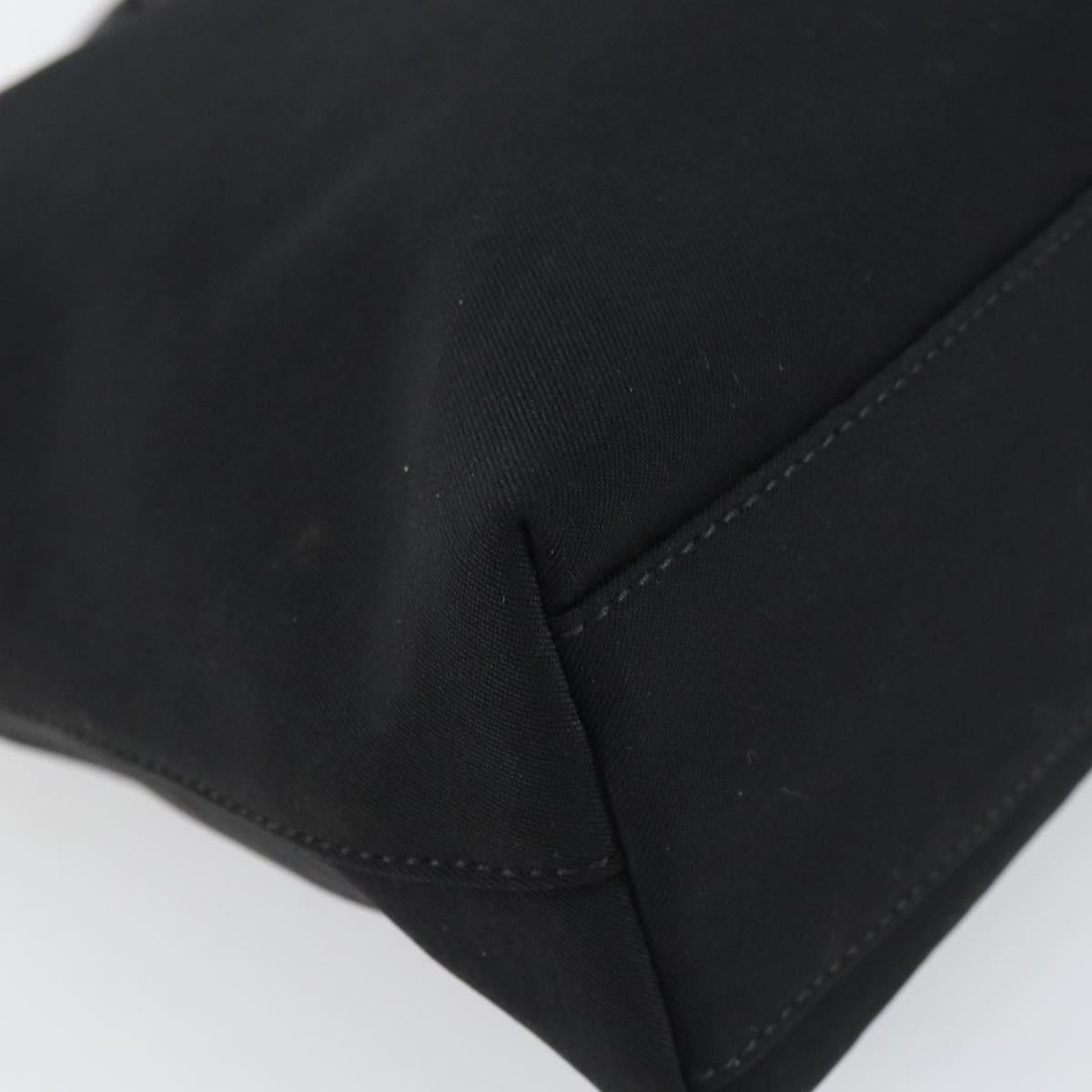 Salvatore Ferragamo Vala Shoulder Bag Nylon Black Auth 160693