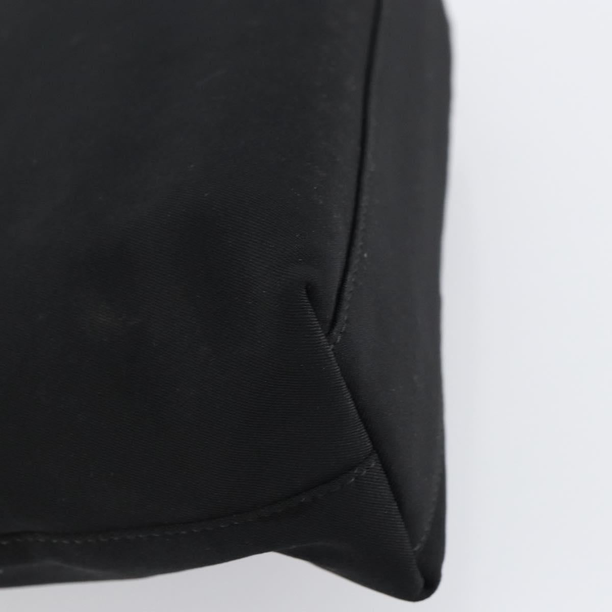 Salvatore Ferragamo Vala Shoulder Bag Nylon Black Auth 160693