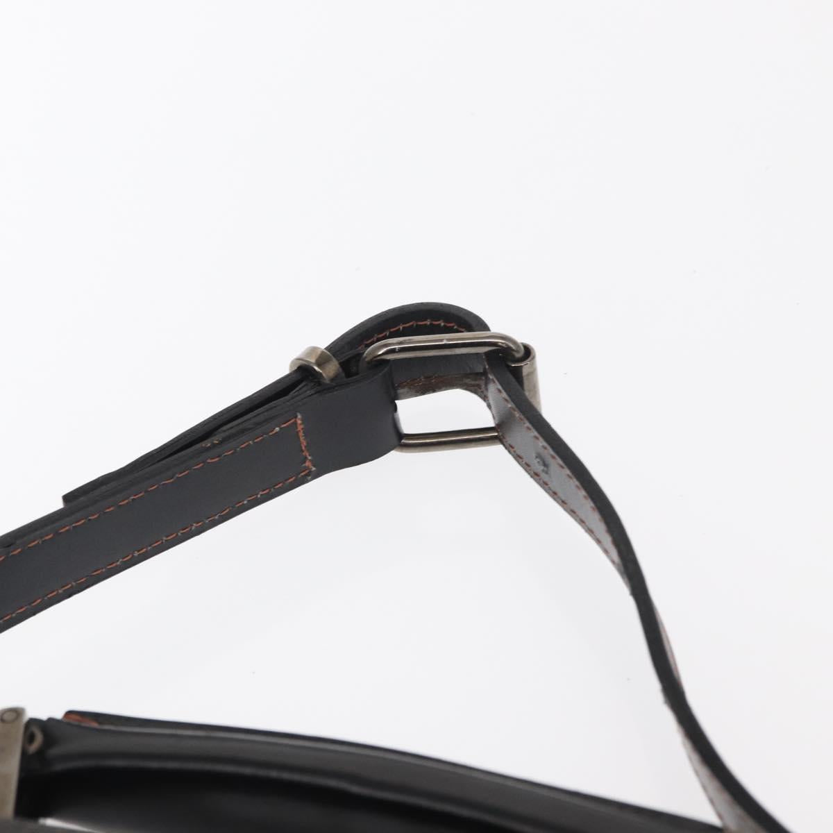 BALLY Shoulder Bag Leather Black Auth 160734