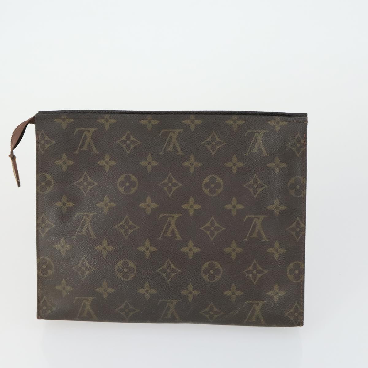 LOUIS VUITTON Monogram Clutch Bag 4 Set LV Auth 160755