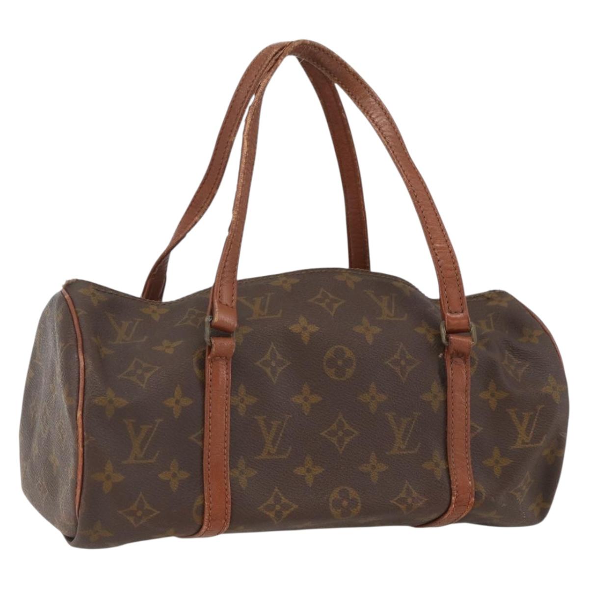 LOUIS VUITTON Monogram Papillon 30 Hand Bag M51385 LV Auth 160765