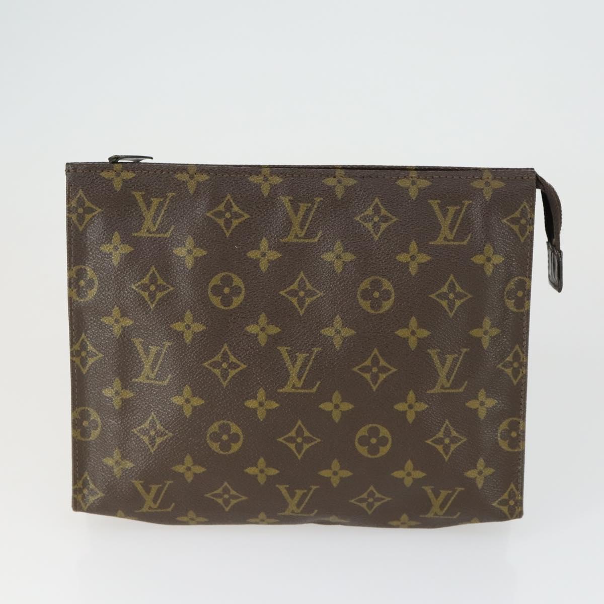 LOUIS VUITTON Monogram Poche Toilette 26 Pouch 2 Set LV Auth 160766
