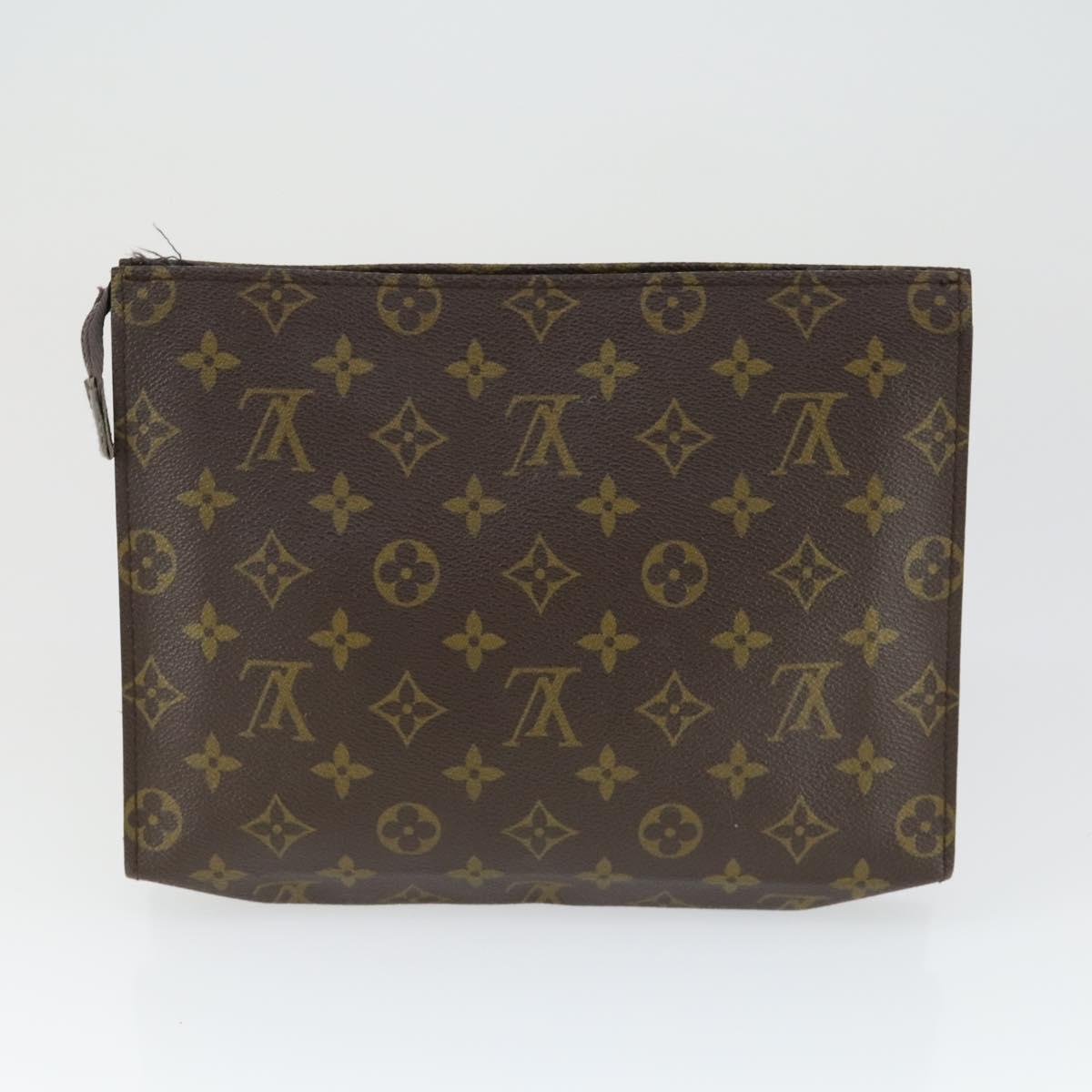 LOUIS VUITTON Monogram Poche Toilette 26 Pouch 2 Set LV Auth 160767
