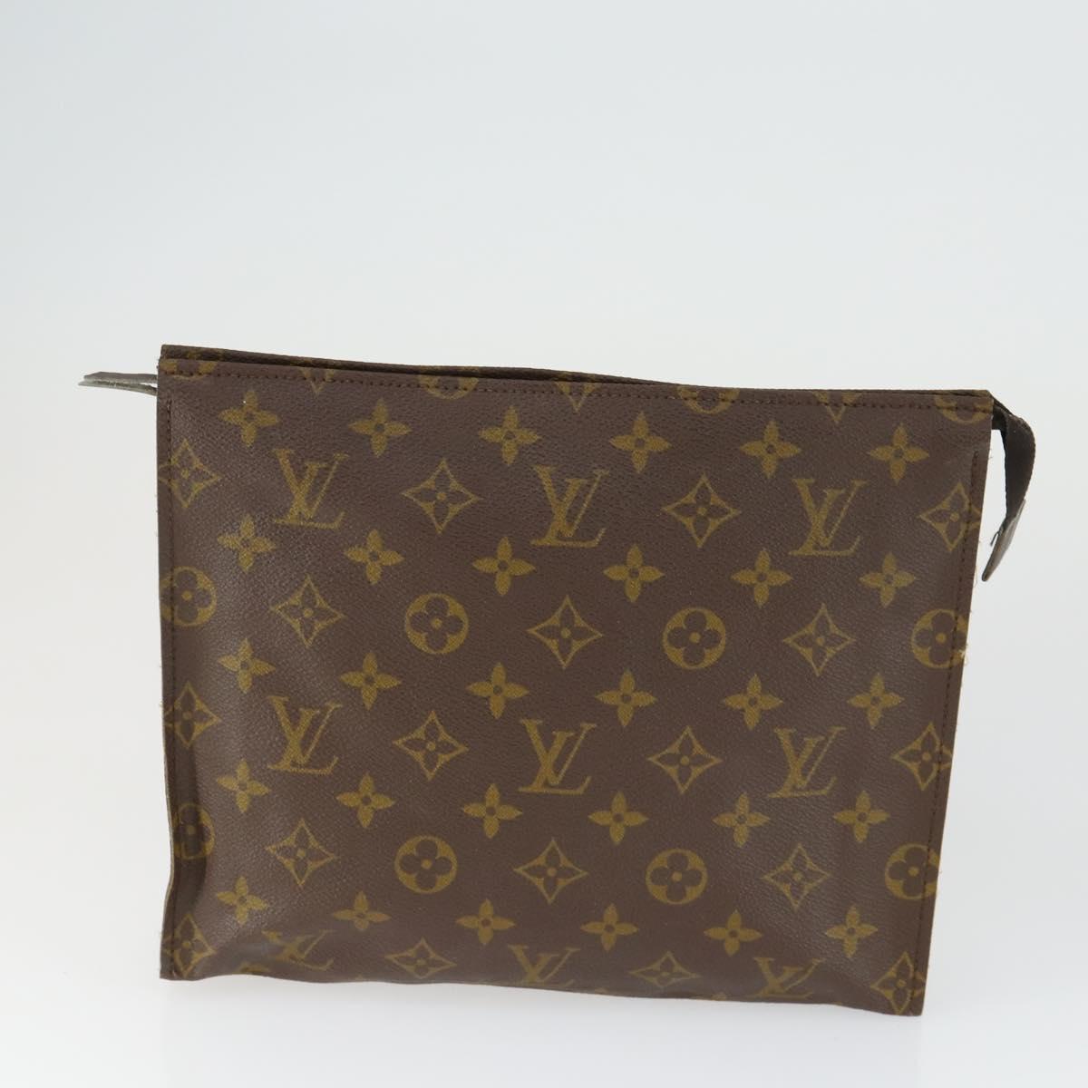 LOUIS VUITTON Monogram Poche Toilette 26 Pouch 2 Set LV Auth 160767