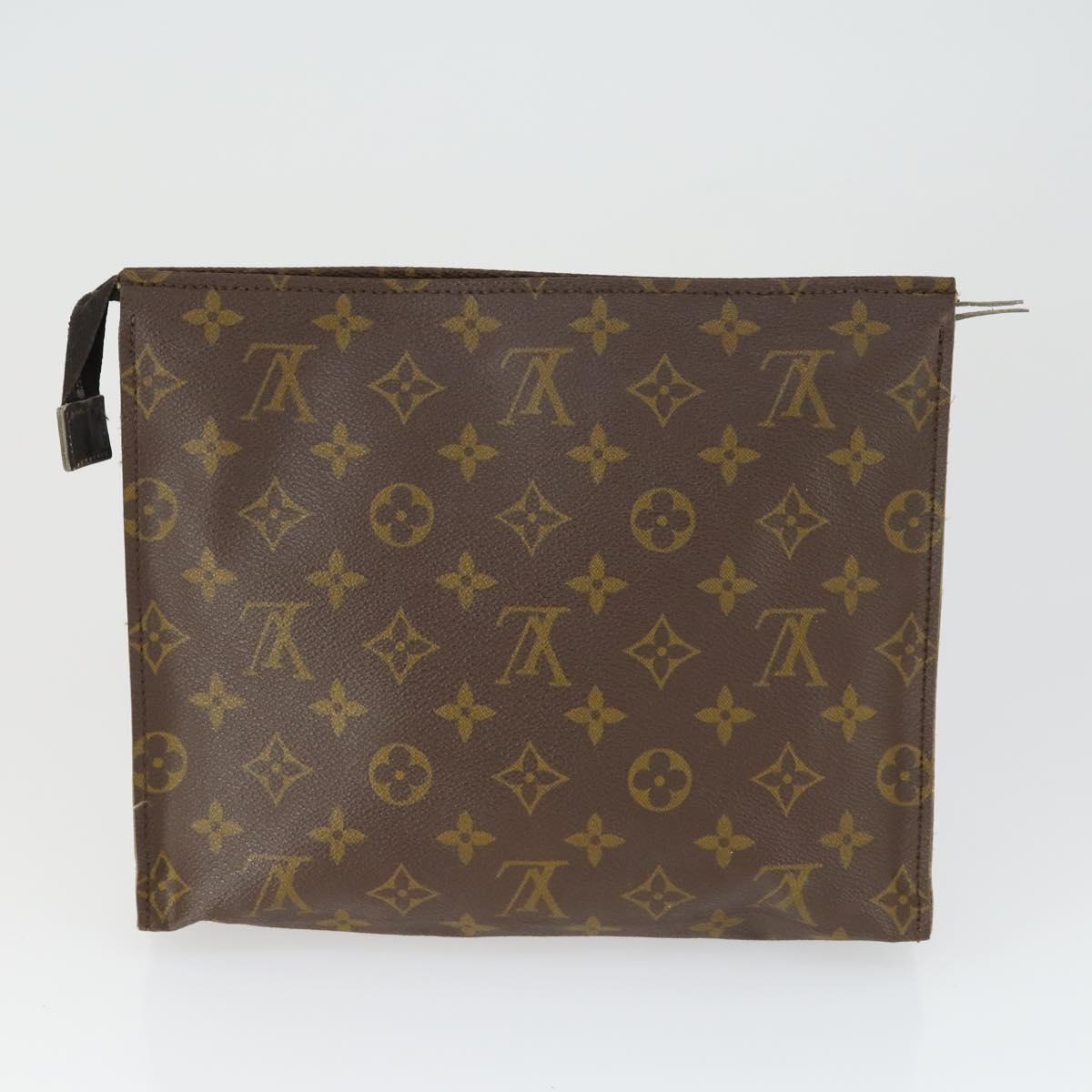 LOUIS VUITTON Monogram Poche Toilette 26 Pouch 2 Set LV Auth 160767
