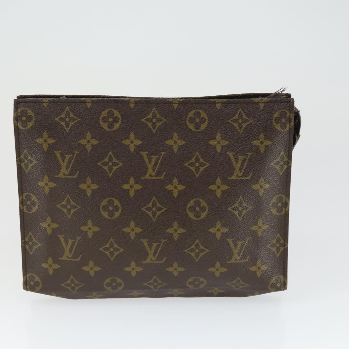 LOUIS VUITTON Monogram Poche Toilette 26 Pouch 2 Set LV Auth 160767