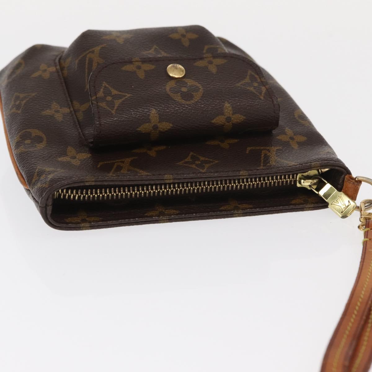 LOUIS VUITTON Monogram Partition Pouch M51901 LV Auth 160812