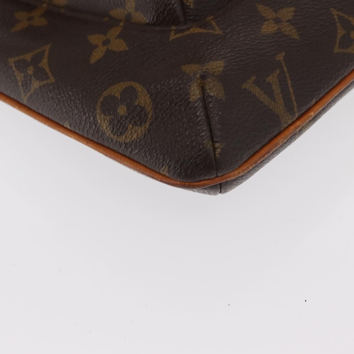 LOUIS VUITTON Monogram Partition Pouch M51901 LV Auth 160812